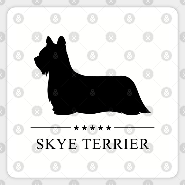 Skye Terrier Black Silhouette Sticker by millersye